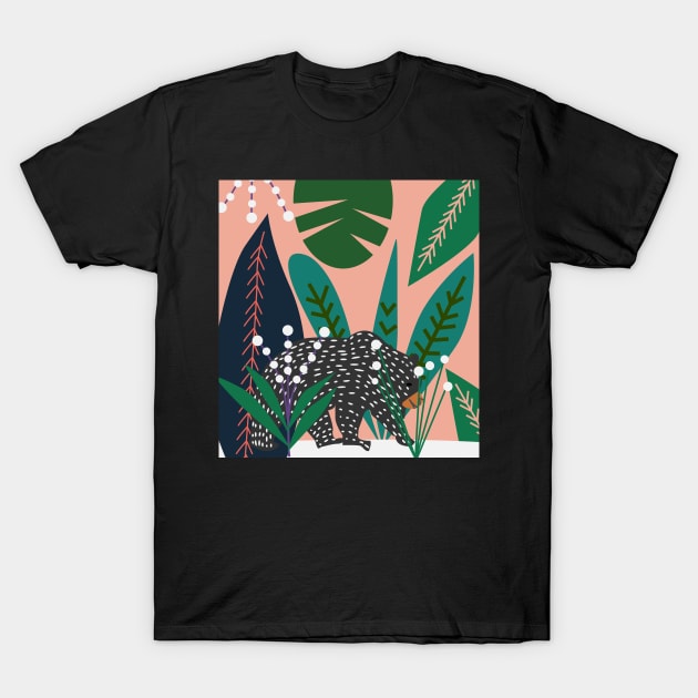 Springtime bear walk T-Shirt by cocodes